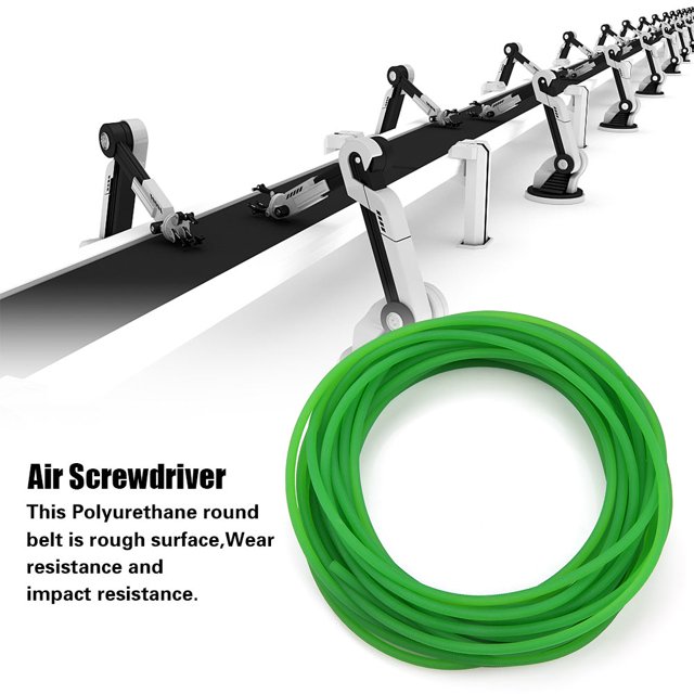 LHCER Green Rough Surface PU Polyurethane Round Belt for Drive Transmission,Polyurethane Belt, Polyurethane round belt