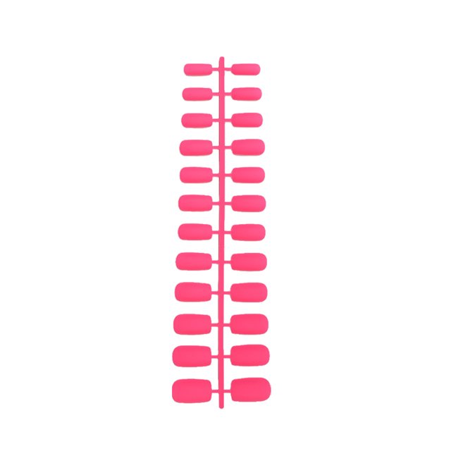 1 Set Glue on Nails Medium Length Strips Fake Files Stick Full Cover Wraps Art Decals Artificial Beauty Tool Manicure Kit Decorations 10