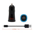 thumbnail image 1 of Uolo Volt 2.4A Car Charger with 1m Micro USB Charge & Sync Cable, 1 of 1