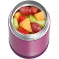 thumbnail image 4 of Thermos FUNTAINER Pot Alimentaire en Acier Inoxydable à Isolation sous Vide Rouge Violet de 16 Onces, 4 of 7