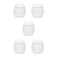 thumbnail image 2 of Baohd Large Capacity Ceramic Canisters Cute For Wide Application Sturdy And Durable Ceramics Cat Form Ceramic Tea Jars white 150ml 5Set, 2 of 6