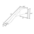 thumbnail image 4 of Discount Ramps EZ-Bowler Bowling Ramp Helper for Kids, 20 lb. Capacity, Silver, 4 of 9