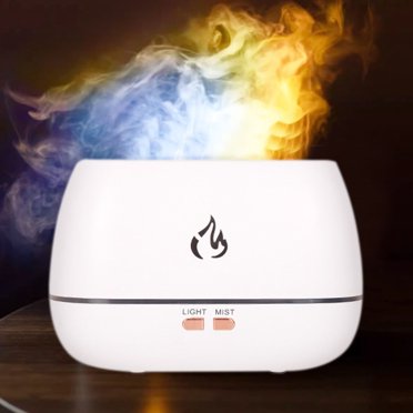 Pompotops Clearance Deals,Atomizing Humidifier 200ml Small Portable Wood Grain Simulation Oil Humidifying Aromatherapy Machine