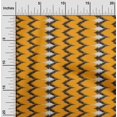 thumbnail image 1 of oneOone Cotton Silk Fabric Chevron Ikat Printed Craft Fabric BTY 42 Inch Wide, 1 of 4