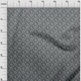 thumbnail image 3 of oneOone Rayon Gray Fabric Floral Sewing Material Print Fabric By The Yard 56 Inch Wide, 3 of 4