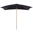thumbnail image 1 of Outsunny Patio Umbrella Sun Outdoor Umbrella with Bamboo Ribs for Garden, 1 of 10