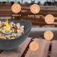 thumbnail image 4 of Tabletop Fire Pit Portable Fireplace ,table Top Fire Bowl For Indoor And Outdoor, 4 of 5