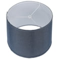 thumbnail image 3 of SHISUYAN Indoors Linen Lamp Shade Rustic Hanging Light Shade Round Lamp Cover Replacement, 3 of 8