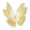 thumbnail image 1 of KLKCMS Artificial Gauze Butterfly with Standing Base Crafts Fake Wedding Decoration Yellow, 1 of 9
