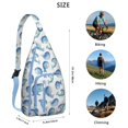 thumbnail image 4 of Ocean Predator Print Crossbody Pack - Great White Shark Hunting Pose Design, 4 of 4
