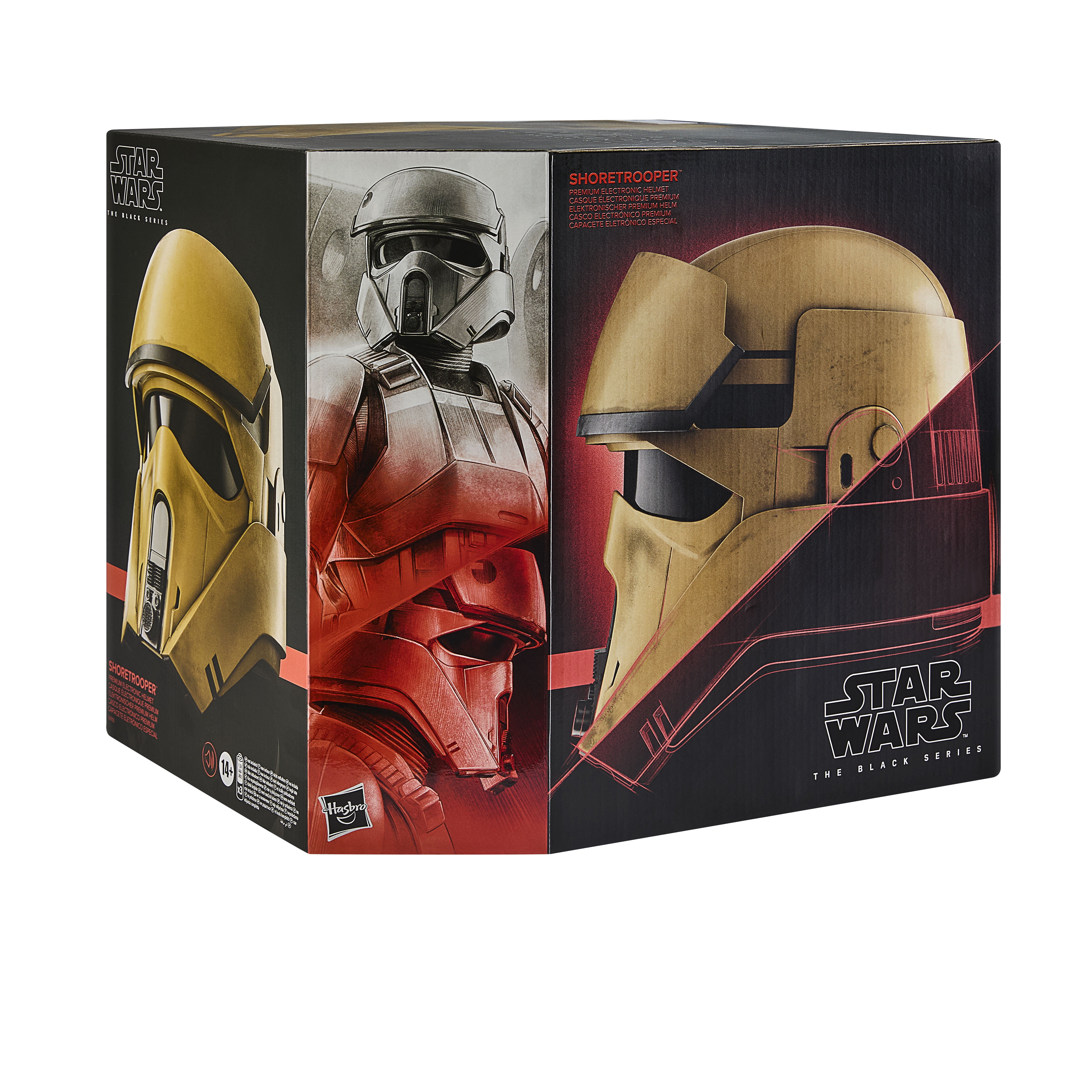 Star Wars The Black Series, casque électronique premium Shoretrooper, cosplay pour adultes