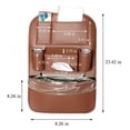 thumbnail image 3 of Car Trunk Organizer with Seat Back Hanging Design, 23 in x 17 in Large Capacity Storage Bag for SUV and Sedan, 3 of 6