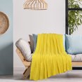 thumbnail image 4 of Unique Bargains Cotton Blanket Decorative Cable Knitted Throw Soft Knit Blankets, 4 of 10