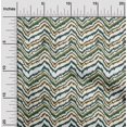 thumbnail image 1 of oneOone Cotton Poplin Fabric Chevron Flame Stitch_Printed Craft Fabric BTY 42 Inch Wide, 1 of 4