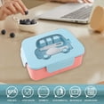 thumbnail image 4 of XYAIYT Boîte à Lunch Bento Étanche 27.05 fl oz 3 Compartiments Micro-Ondable Facile à Transporter Matériau de Qualité Alimentaire Réutilisable avec Ensemble d'Ustensiles pour Adultes, 4 of 6