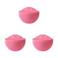 thumbnail image 2 of Youkk Easy To Install Double-layer Plastic Flowerpot For Walls Drainage Flower Pot Pink 3Set, 2 of 6