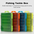 thumbnail image 2 of Labymos Mini Fishing Tackle Box Fishing Lure Bait Hooks Storage Box Double Sided Fishing Accessories Container Case Organizer, 2 of 6