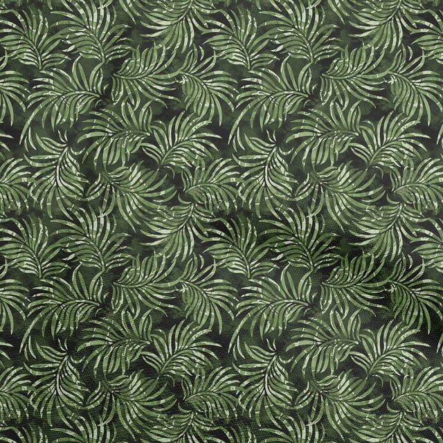 oneOone Polyester Spandex Green Fabric Leaves Craft Projects Decor Fabric Printed By The Yard 56 Inch Wide