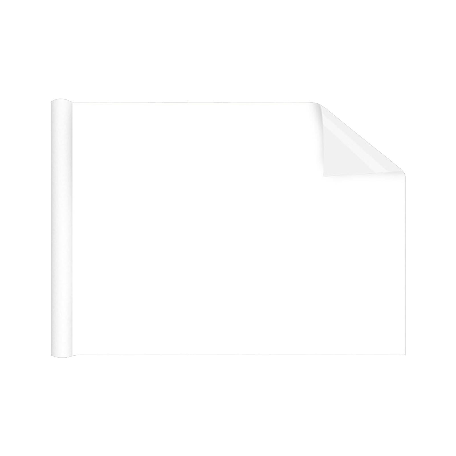 Dry Erase Whiteboard Sticker Kids Painting Erasable without Damage Poster Boards 45cmx2m white