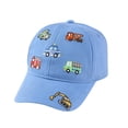 thumbnail image 1 of MIASHUI Kids Baseball Cap Toddler Embroidered Car Sun Hat Adjustable Trucker Hats,Blue,2-8 Years, 1 of 4