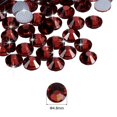 thumbnail image 2 of Uxcell Hotfix Rhinestones Flatback Crystal Glass Gems for Craft Clothes DIY Decoration Deep Red 4.8mm, 2 of 5