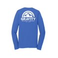 thumbnail image 2 of Gravity Outdoor Co. Chemise à Manches Longues Performance - Bleu Royal - Logo Blanc - m, 2 of 2
