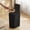 Black, variant on TIMIFIS Household Tools Bathroom Trash Can With Lid, Small Garbage Can With Press Lid, Plastic Wastebasket With Popup Lid For Toilet, Office, Bedroom, Living Room pring/Summer