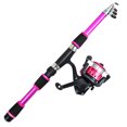 thumbnail image 2 of Fishing Pole Set Full Kits With Telescopic Fishing Rod And Spinning Reel Baits Hooks Travel Pole Set, 2 of 6