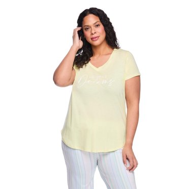 George Women's Plus V-Neck Sleep T-Shirt