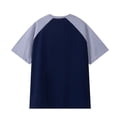 thumbnail image 3 of Birdeem Chemises pour Hommes T-Shirt à Manches Courtes Col Rond Assorti de Couleurs Automne, 3 of 9