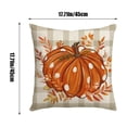 thumbnail image 3 of RXIRUCGD 3 Styles Of Thanksgiving Pillows Covers 18x18 Inch Thanksgiving Linen Pillowcase For Sofa And Home Decor, 3 of 6