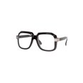 thumbnail image 2 of Lunettes de Vue Rétro Hip-Hop Rappeur à Grand Verre Clair, Noir, 2 of 2