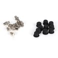 thumbnail image 1 of FLAMEEN Sound Box Mesh Cover Frame Speaker Body Snap Strap Plastique + Bouton Pression en Métal, Snap Strap, Strap, 1 of 8