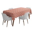 thumbnail image 1 of Vargottam Indoor/OutdoorTablecloth58x120 InchRectangleTablecloth Waterproof PatioTableCloths- Spring/SummerTableCovers for Backyard RectangularTable/BBQs/Picnic -Peach3, 1 of 5