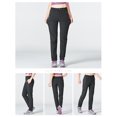 thumbnail image 1 of facefd Pantalon de Randonnée pour Femmes Séchage Rapide Camping Randonnée Pantalon Fin Imperméable Élastique Anti-Rayures pour Course Noir 2TG, 1 of 9