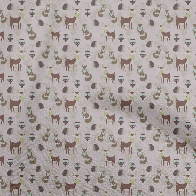 oneOone Cotton Poplin Pink Salmon Fabric Autumn Craft Projects Decor Fabric Printed By The Yard 56 Inch Wide