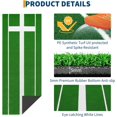 thumbnail image 3 of 10 x 3 FT Softball Pitching Mat - Anti Slip Turf Practice Mat with Integrated Pitching Mound for Indoor and Outdoor Training, 3 of 7
