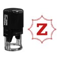 thumbnail image 1 of Printtoo Self Inking Rubber Stamp Octagon Celtic Swirl Frame Alphabet Z Monogram Initial R-40 Office Stationary, 1 of 4