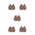 thumbnail image 3 of QualitChoice Leopard Print Earrings Body Decoration Water Drop Ear Dangles Birthday Gift Type 11 5Set, 3 of 6