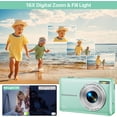 thumbnail image 4 of Zostuic Digital Camera, 1080P 44MP Vlogging Camera 16X Zoom Compact Portable Mini Rechargeable Kids Camera with 32GB Card, 4 of 8