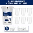 thumbnail image 2 of Pintar Manufacturing Corp. 1.18L EZ Paint Pail Plastic Liners (6 pack), 2 of 4