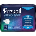 thumbnail image 1 of Prevail Couches pour Adultes Air Overnight - Grandes - 72 Unités - Absorption Maximale, 1 of 6