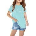 thumbnail image 2 of Birdeem Chemises pour Filles Tout-Petits Enfants Garçons Filles T-Shirt en Coton Mode Mignon Col Rond Imprimé Tee Manches Courtes Haut, 2 of 12