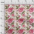 thumbnail image 2 of oneOone Velvet Pink Fabric Floral Sewing Material Print Fabric By The Yard 58 Inch Wide, 2 of 4