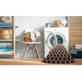 thumbnail image 2 of Ahgly Company Tapis d'Intérieur Lavable en Machine Carré Transitionnel Pêche Orange Profond, 6 Pieds Carré, 2 of 7