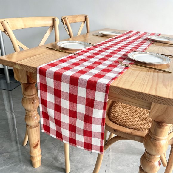 Dvkptbk Checkered Tablecloth Tablecloth Dining Table Indoor and Outdoor Decoration