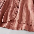 thumbnail image 4 of CEHVOM Chemise à Col Rond à la Mode des Femmes Dégagement Haut en Vrac, 4 of 6