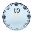 thumbnail image 1 of Milaget Musical Tambourine Blowing Bright Crisp Instrument Round Handheld hand drum 10inch Blue, 1 of 9
