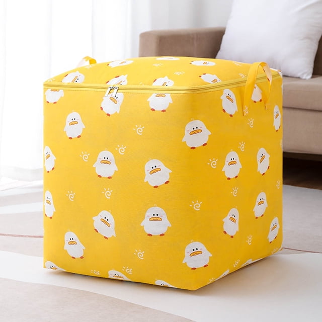 XZNGL Storage Bags for Blankets and Quilts 100L Largecapacity Storage Bag with Handle Largecapacity Storage Bag Foldable Storage Bucket for Quilt Blanket and Blanket Storage Bags Vacuum