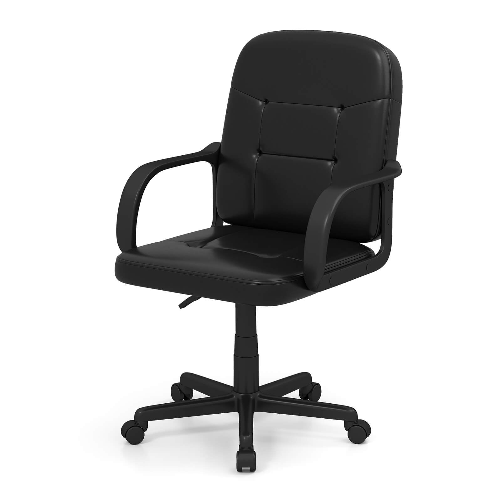 Costway Ergonomic Mid-Back Executive Office Chair Swivel Computer Desk Chair